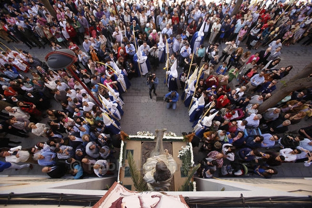 Imágenes de las procesiones del Domingo de Ramos./