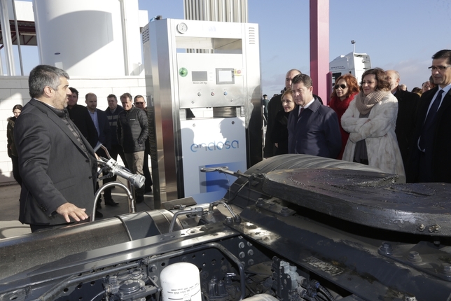Inaguracion de la estacion de Gas Natural en Santa Cruz  de Mudela