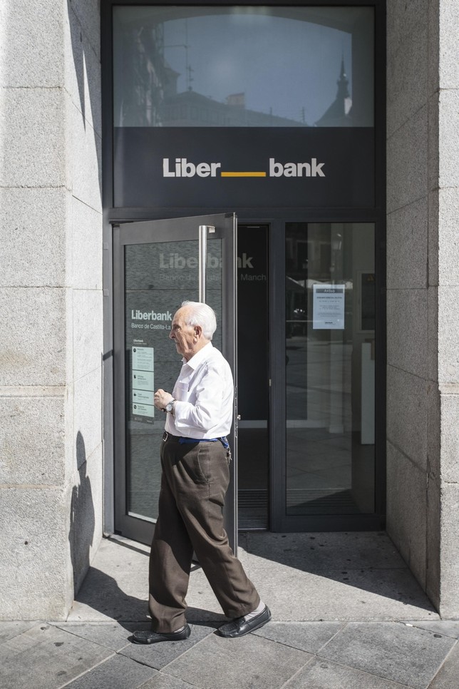 Una de las sede de Liberbank en la ciudad de Toledo.