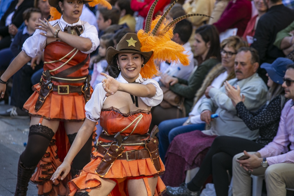 Desfile de Carnaval, domingo de piñata en ciudad real, carnaval. disfraces, Burleta, desfile de carnaval en ciudad real  / RUEDA VILLAVERDE