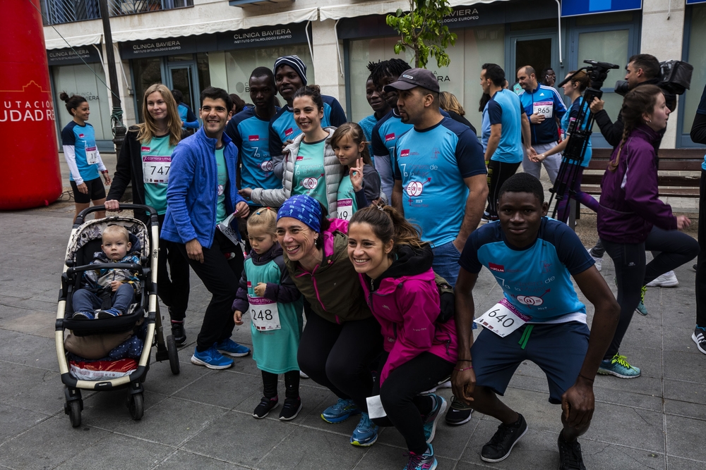 Carrera de la Mujer, carrera de la mujer de 4 Klm por el centro de ciudad real,m Pilar Zamora y rosa Romero en la carrera  / RUEDA VILLAVERDE