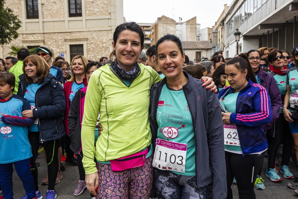 Carrera de la Mujer, carrera de la mujer de 4 Klm por el centro de ciudad real,m Pilar Zamora y rosa Romero en la carrera  / RUEDA VILLAVERDE