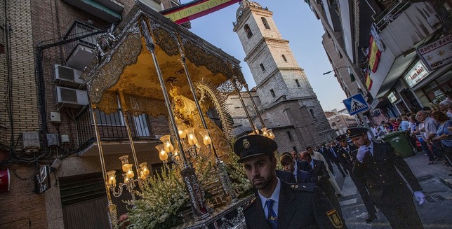Santa María del Prado bendice la ciudad en la Octava