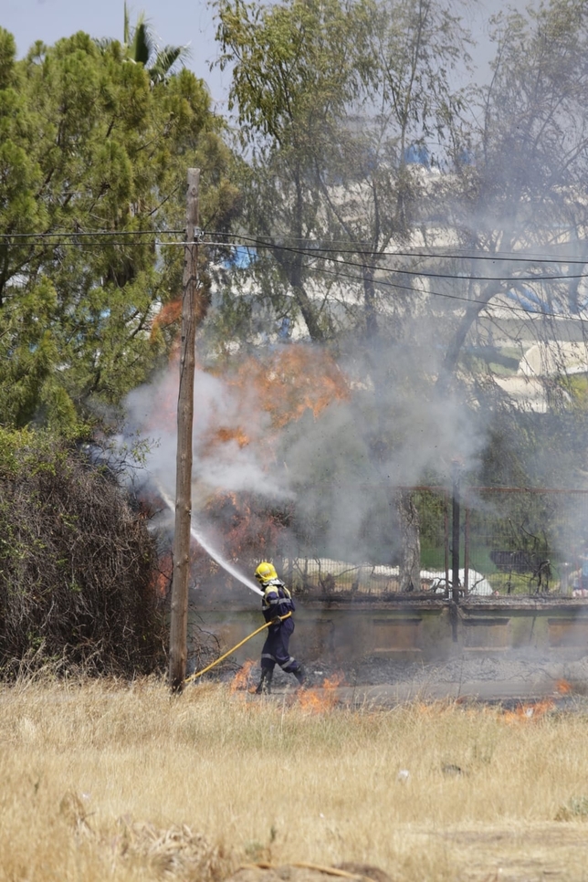 Desalojan a 500 personas del Playa Park por un incendio 