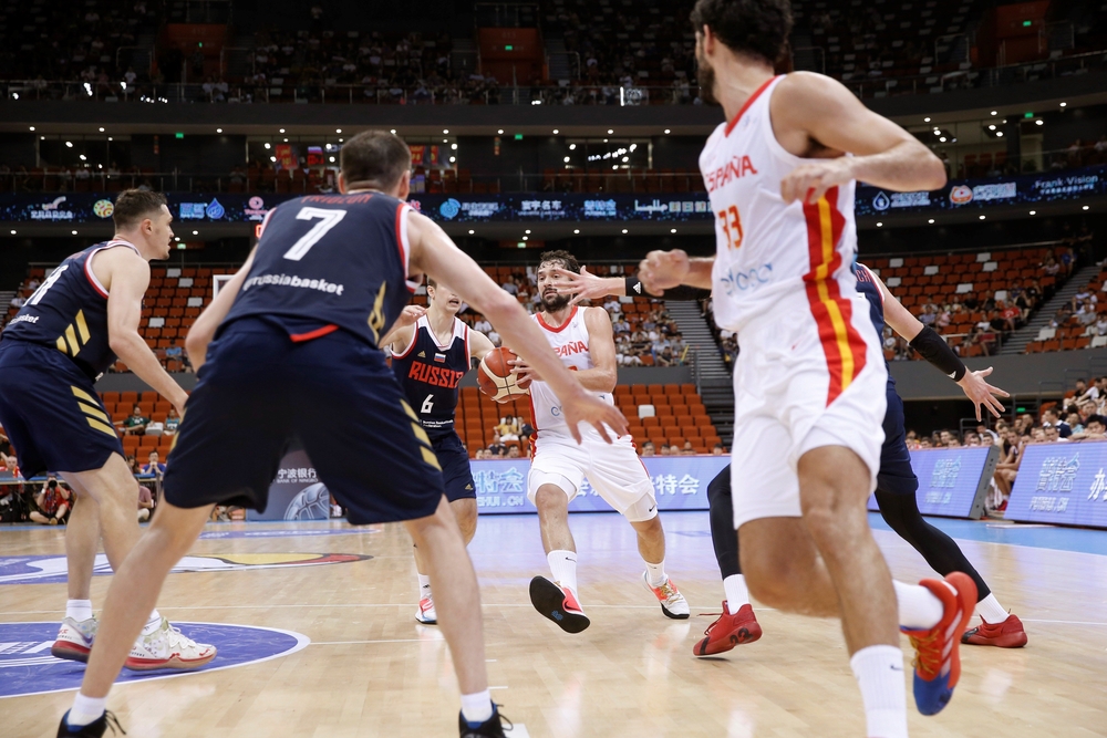 Amistoso España-Rusia en Ningbó previo al Mundial China 2019  / WU HONG