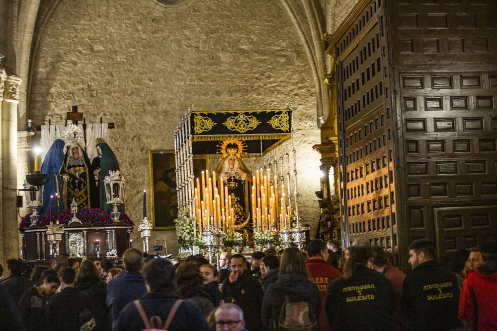 Suspendida la procesión de la Soledad de San Pedro por la lluvia, semana santa