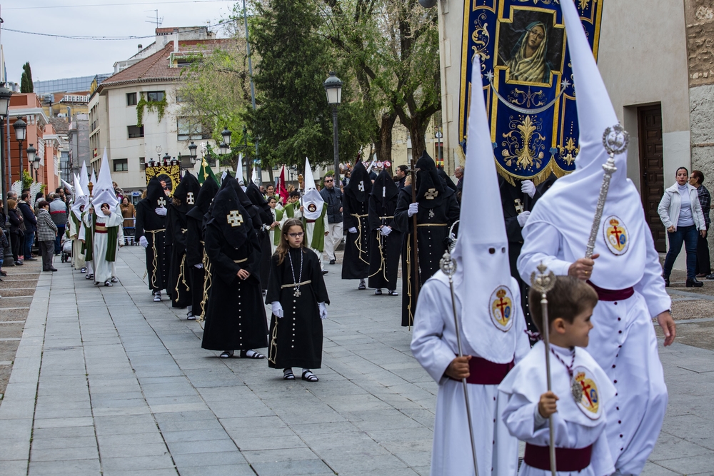 procesión del domingo de resurrección, Procesión del Domingo de Resurrección semana santa, imagen del resucitado del escultor Donaire  / RUEDA VILLAVERDE