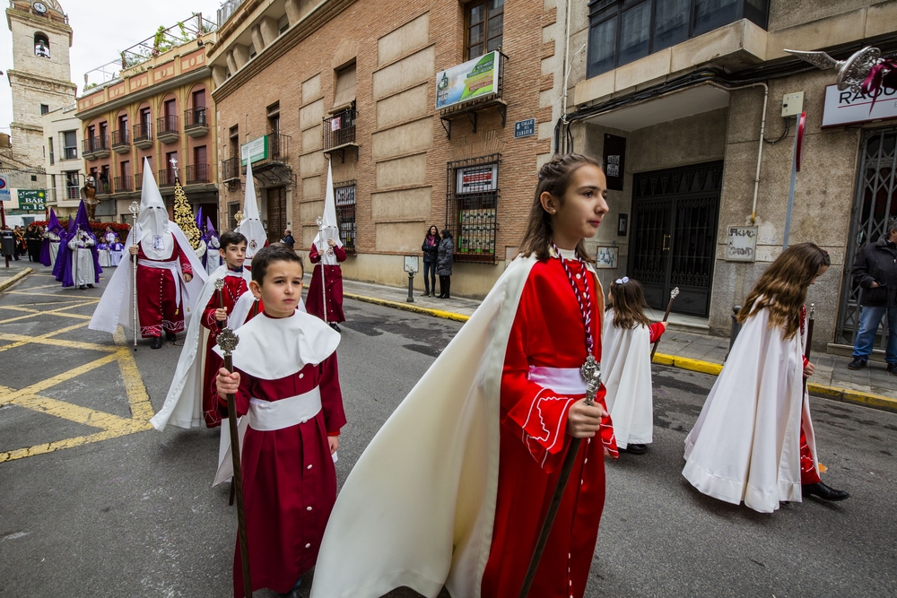 procesión del domingo de resurrección, Procesión del Domingo de Resurrección semana santa, imagen del resucitado del escultor Donaire  / RUEDA VILLAVERDE