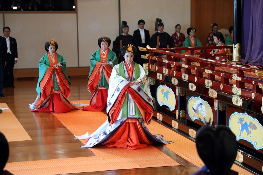 Proclamation ceremony of Japan's Emperor Naruhito enthronement in Tokyo  / JAPAN POOL