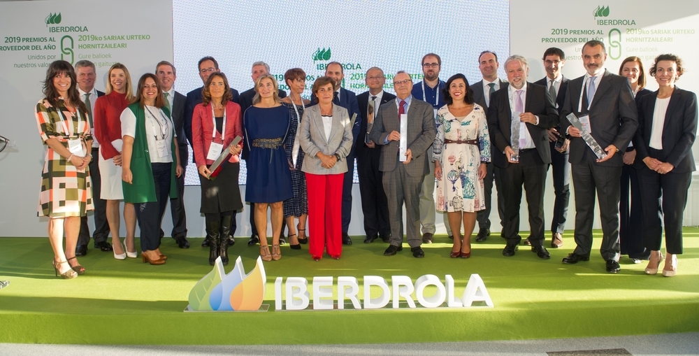 Ceremonia de entrega de los Premios al Proveedor del Año en España 2019 que concede Iberdrola.