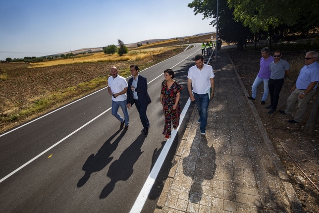 Inaugurada la carretera que une Valverde con Ciudad Real