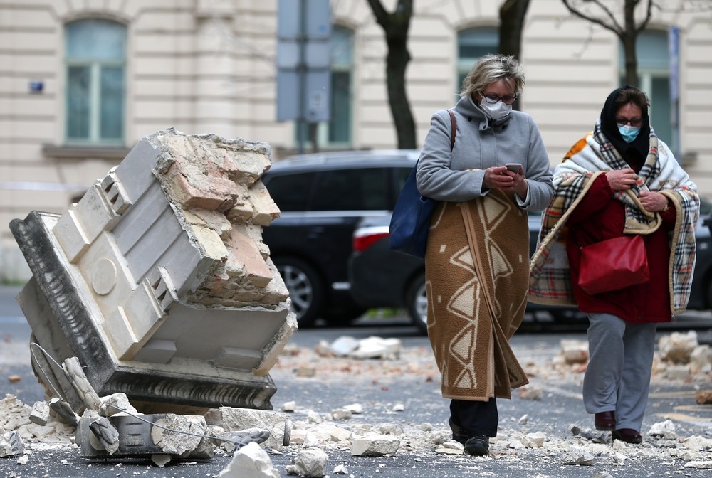 Una cadena de terremotos sacude Zagreb