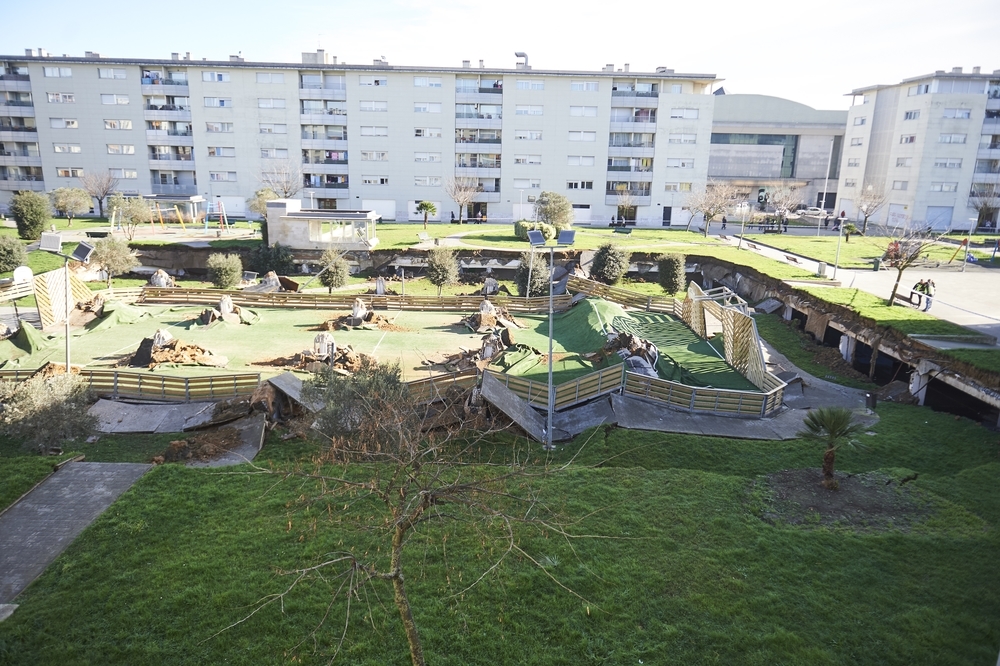 Se hunde un parque infantil en Santander sin dejar víctimas