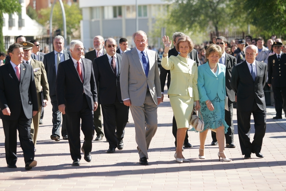 Los entonces reyes de España en su última visita a Ciudad Real capital, en 2005, en la apertura del curso académico en la Universidad