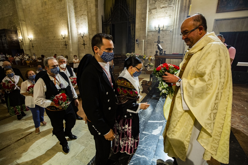 Ofrenda a la Virgen del Prado en la Pandorga 2020  / RUEDA VILLAVERDE