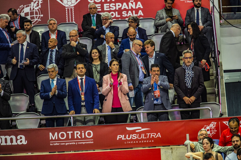 Copa de España de Futbol sala en Malaga entre el Viña Albáli Valdepeñas y el Inter Movistar  / RUEDA VILLAVERDE