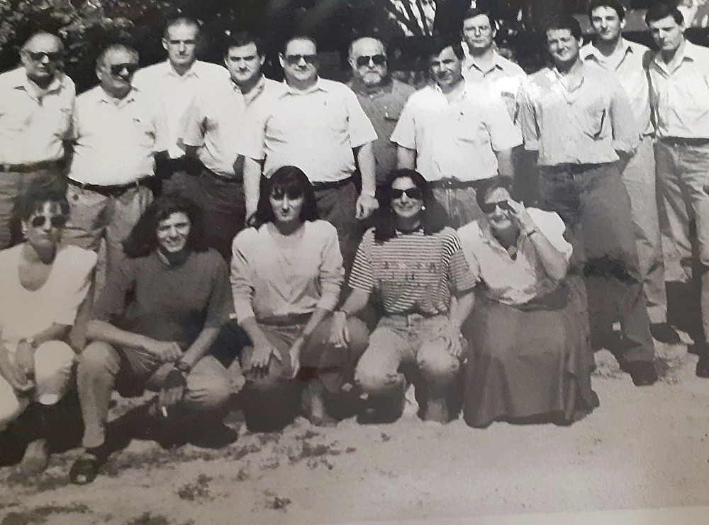 Integrantes de la primera redacción de La Tribuna de Ciudad Real.