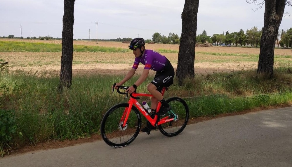Isaac Cantón, ciclista del equipo Burgos-BH.