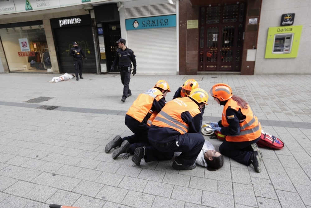Ciudad Real se prueba en un simulacro ante un atentado
