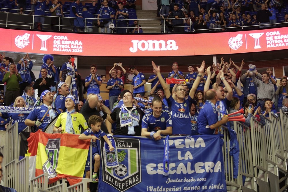 Aficionados, durante la Copa de España.