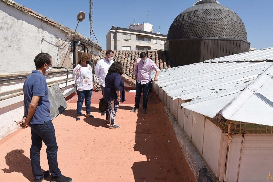El Palacio Provincial sufre daños importantes en la cúpula 