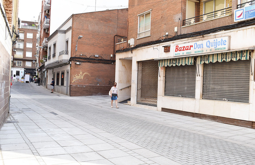 La calle Santísimo de Puertollano ya es peatonal 