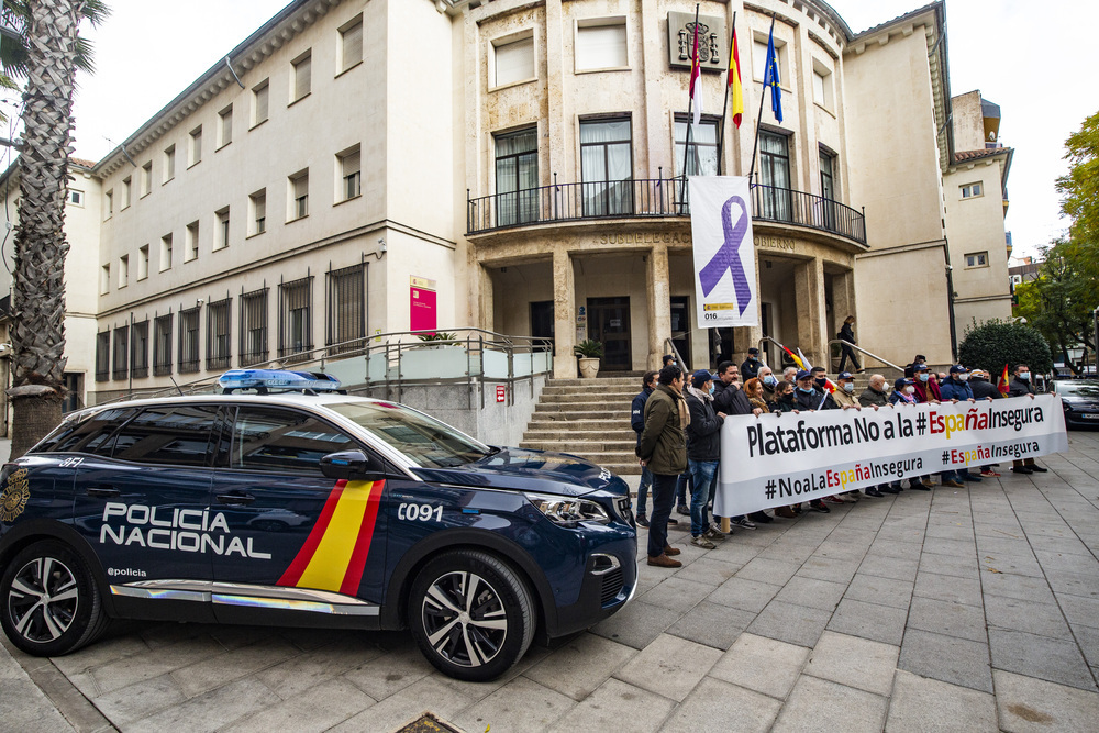 Los policías y guardias civiles se hacen oír en Ciudad Real