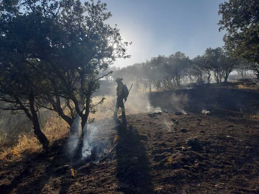Controlado incendio de Almadén que afectó a 2.000 hectáreas