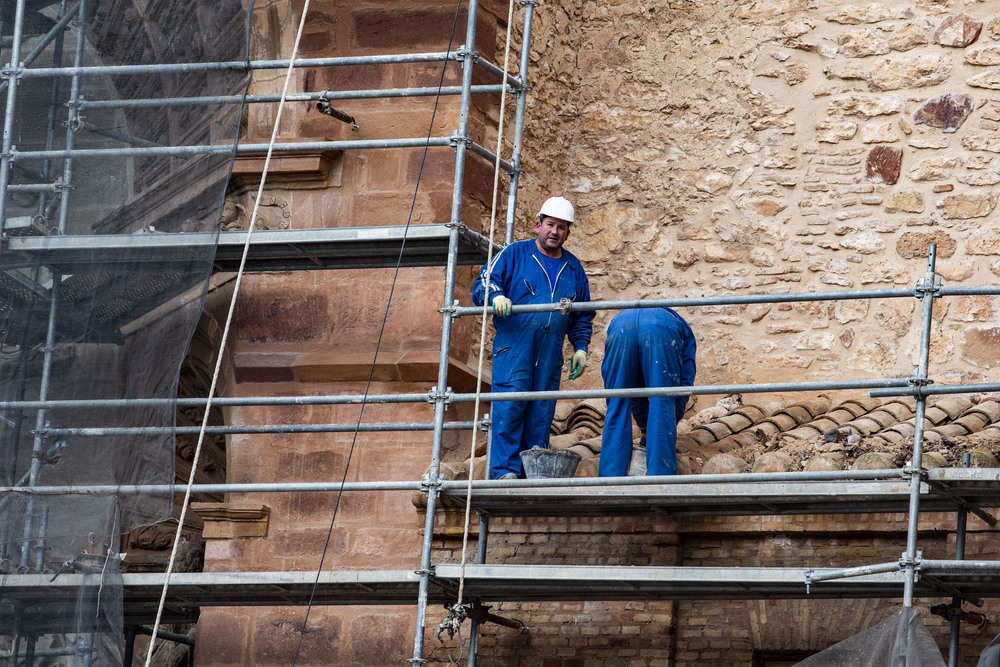 La restauración de la iglesia de la Asunción, al 80%