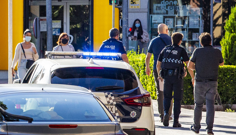 Un motorista resulta herido en la ronda de Alarcos