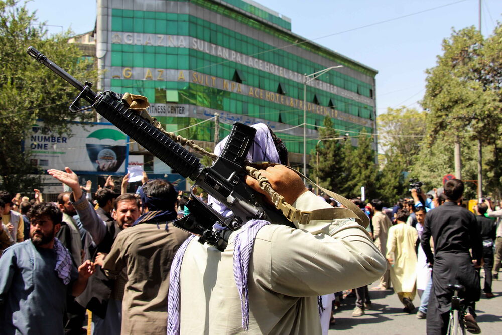 Afghanistan crisis - protest in Kabul  / STRINGER