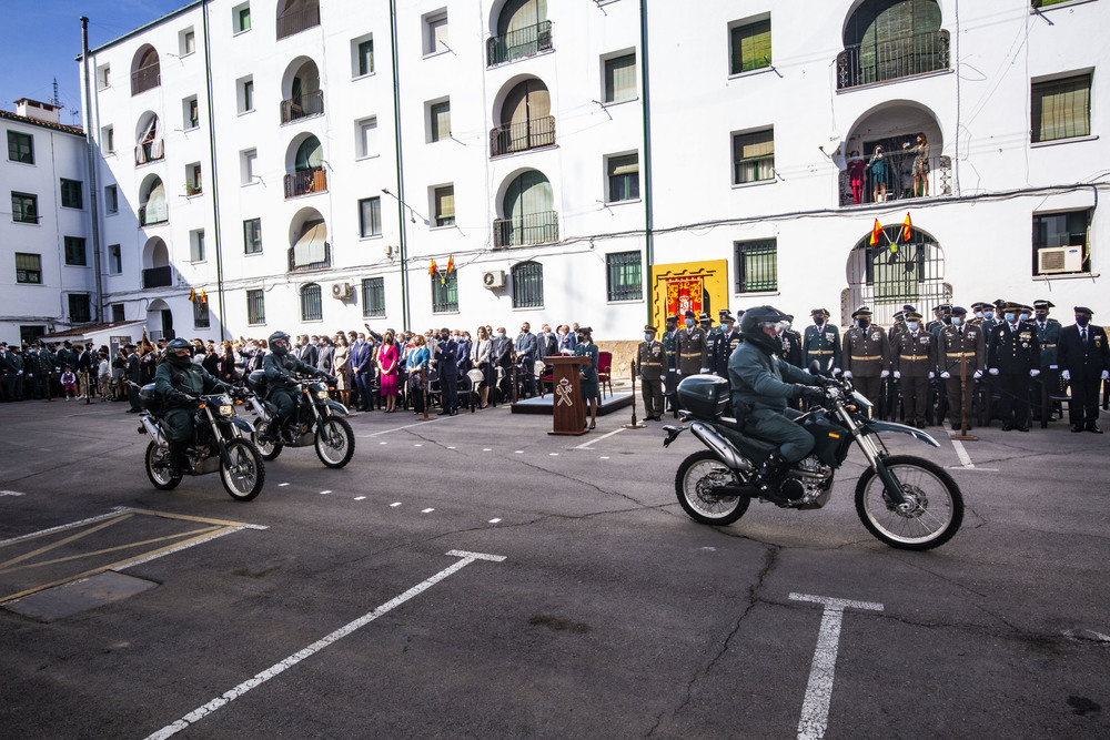 Fiesta de la Guardia Civil con equipos para seguridad aérea