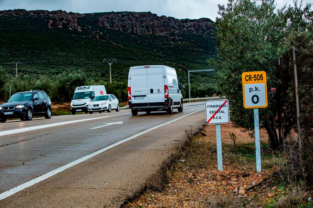 Las carreteras más transitadas, en la comarca de Puertollano