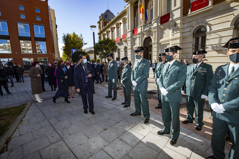 actos del DÁ­a de la Constitución en la Diputación, celebración y actos de izada de bandera y entrega de premios a colegios en la Diputación para celebrar el DÁ­a de la Constitución  / RUEDA VILLAVERDE