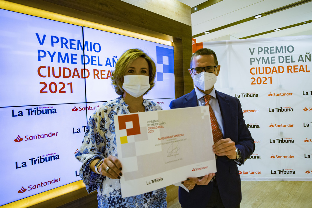 entrega de los V Premios PYME de año en Ciudad Real, patrocinados por el Banco Santander y La Tribuna de Ciudad Real, empresarios  / RUEDA VILLAVERDE