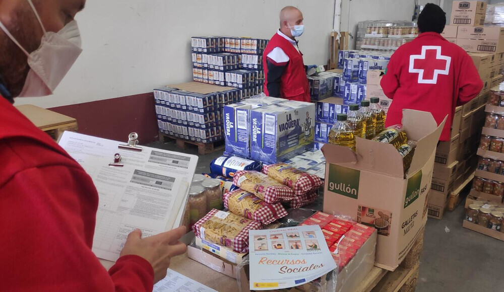 Cruz Roja reparte 233.000 kilos de comida en Ciudad Real