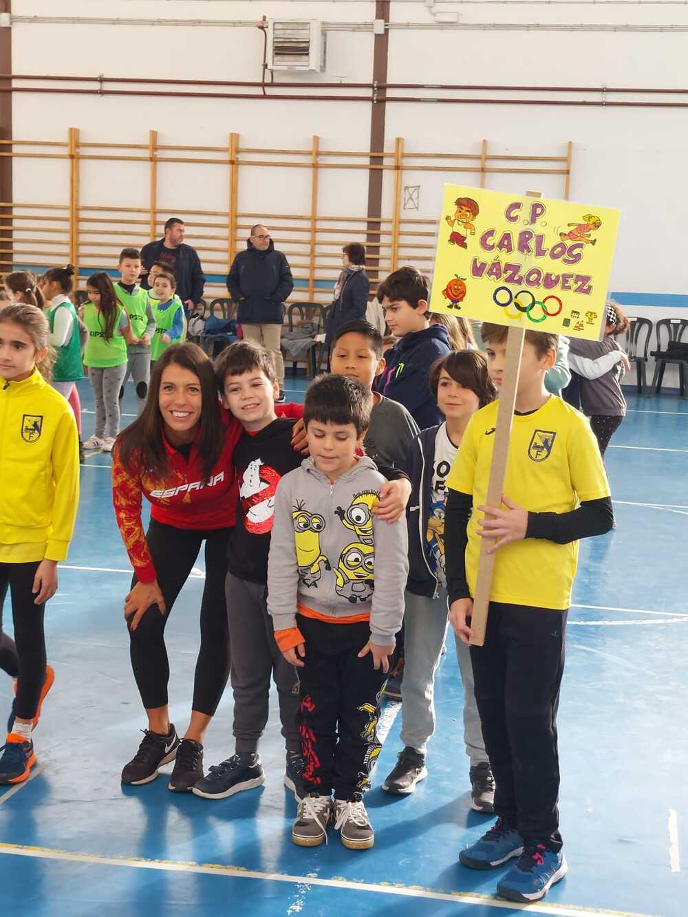 Escolares de Ciudad Real homenajean a Gemma Arenas