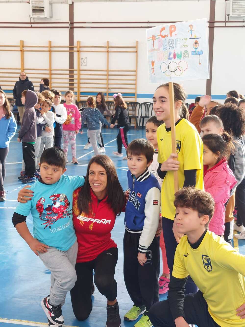 Escolares de Ciudad Real homenajean a Gemma Arenas