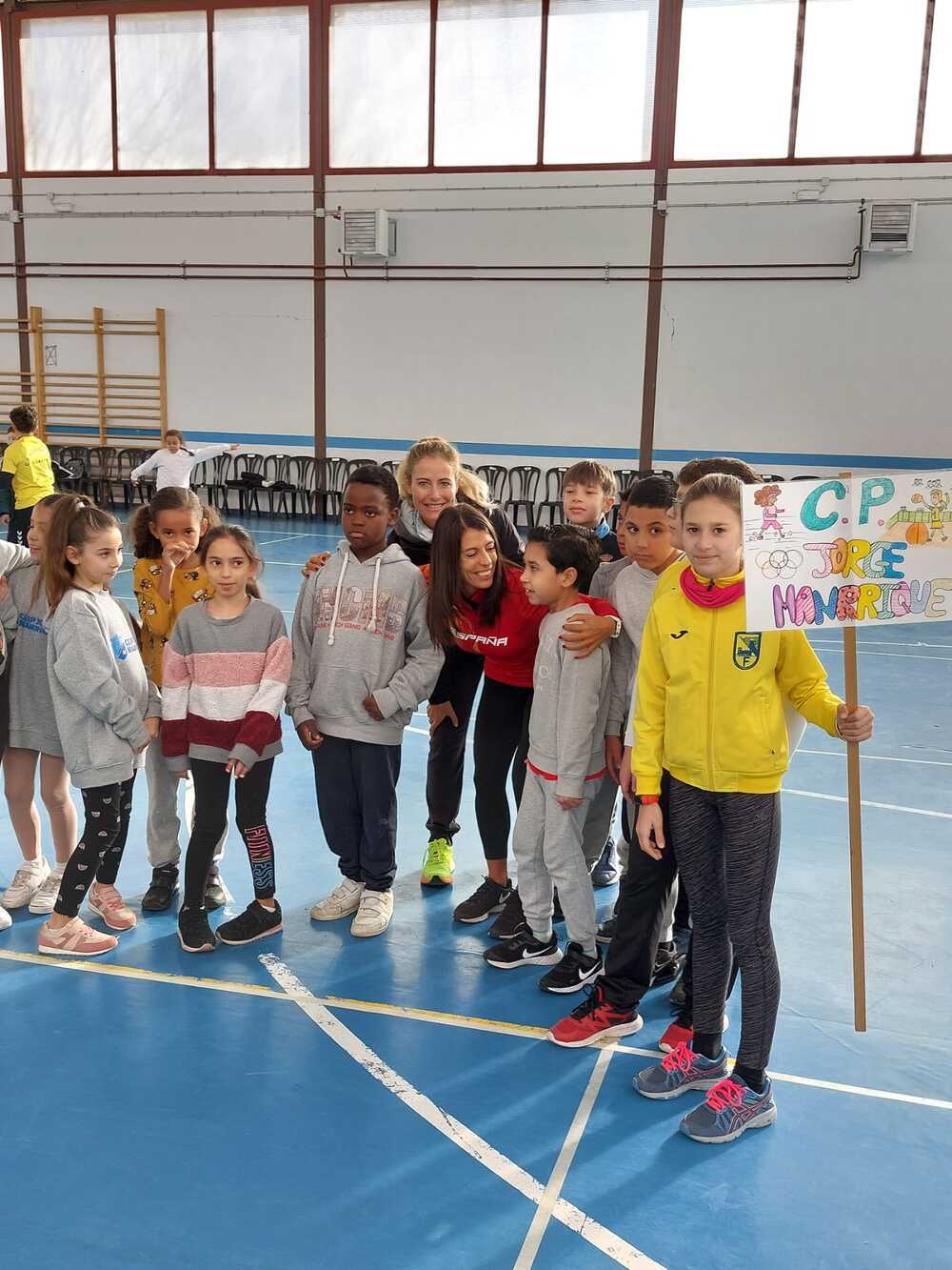 Escolares de Ciudad Real homenajean a Gemma Arenas