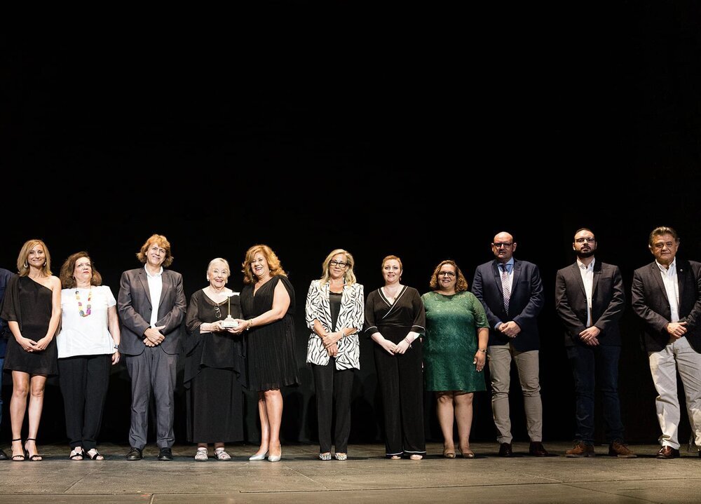 María Galiana recibe el Premio Patio de Comedias de Torralba