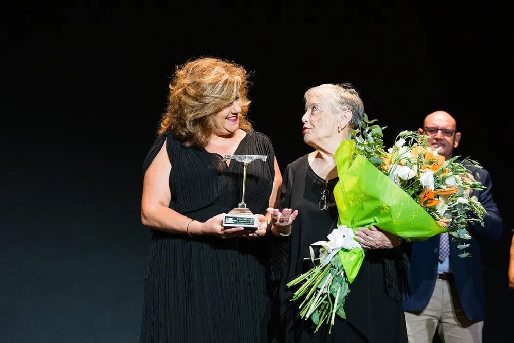 María Galiana recibe el Premio Patio de Comedias de Torralba