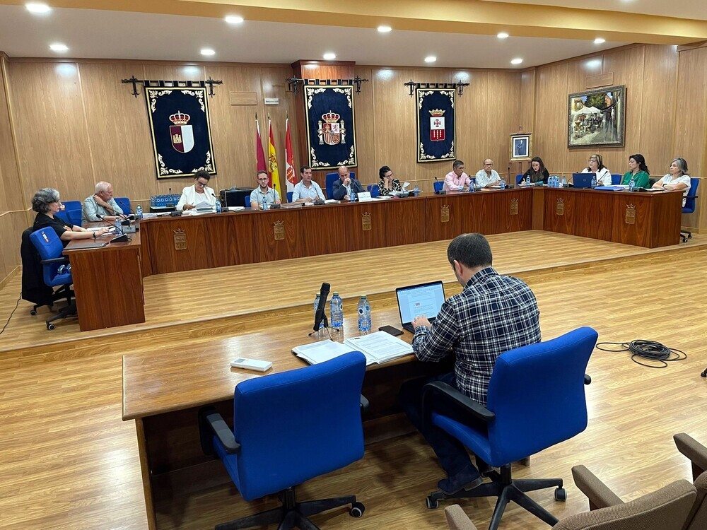 Imagen del Pleno celebrado en Villarrubia.