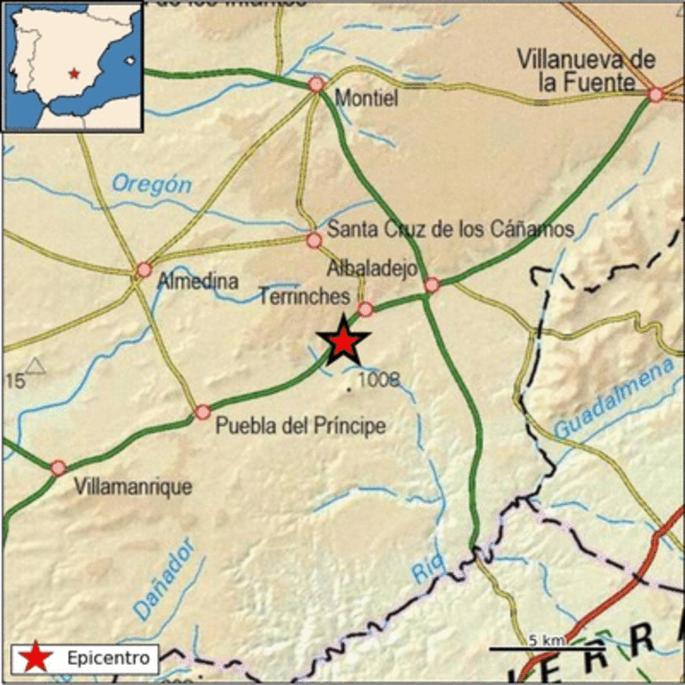 Ciudad Real registra su cuarto terremoto en 30 días