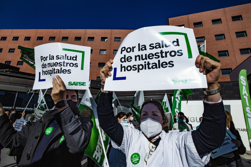 Protesta por la “extrema gravedad de salud de hospitales