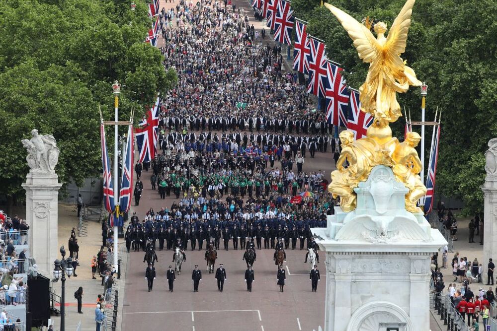 Queen Elizabeth II's Platinum Jubilee Celebrations  / SGT JIMMY WISE/BRITISH MINISTRY