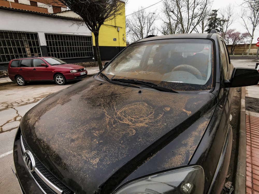 calima, polvo en suspensión, calima, contaminación polvo en suspensiónen ciudad real  / RUEDA VILLAVERDE
