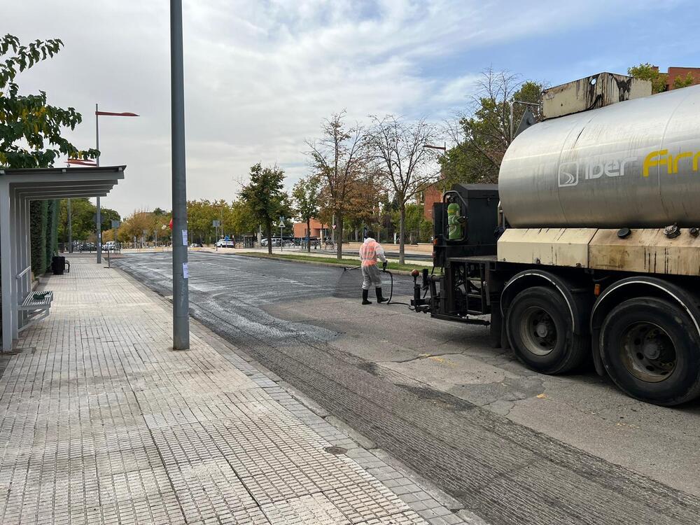 Alcázar inicia las obras de asfaltado en varias calles  