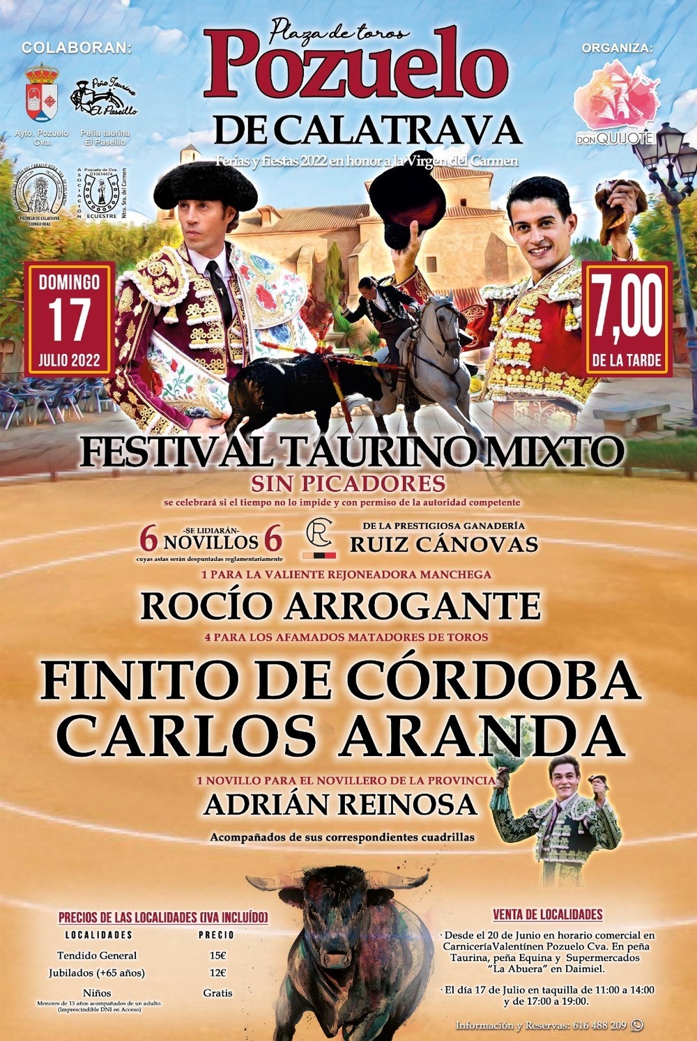 Finito de Córdoba y Carlos Aranda se citan en Pozuelo 