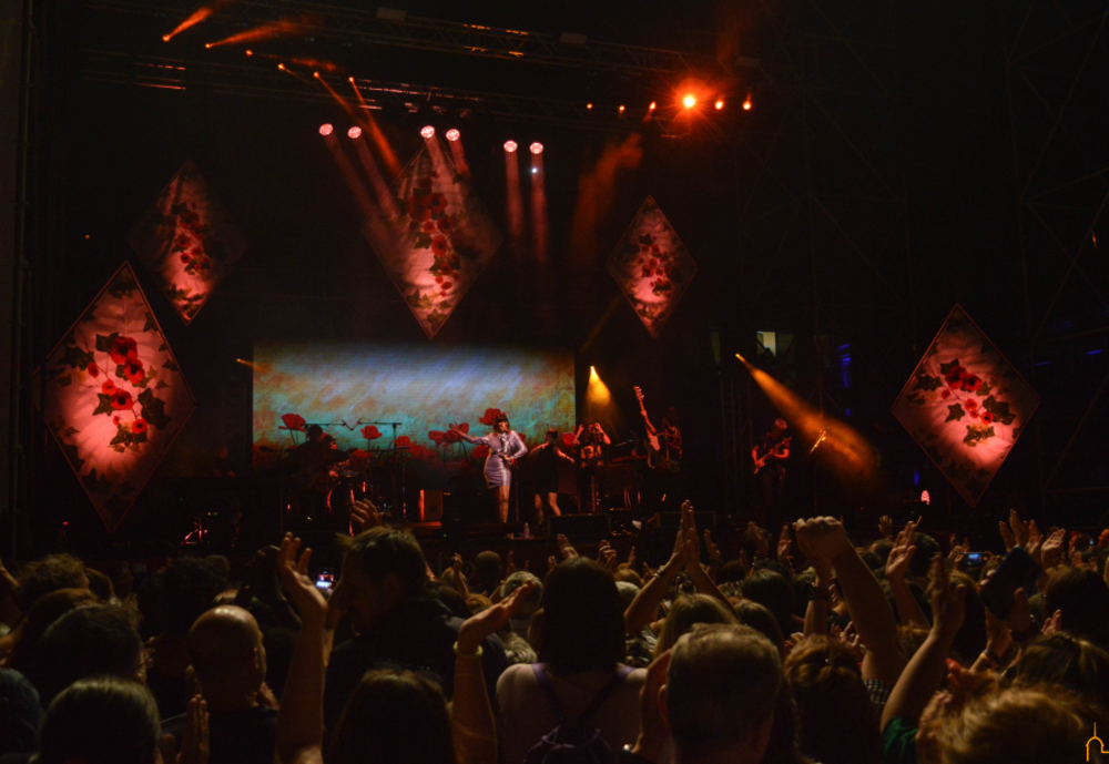 Imágenes del concierto que Rozalén ofreció este sábado en Ciudad Real.