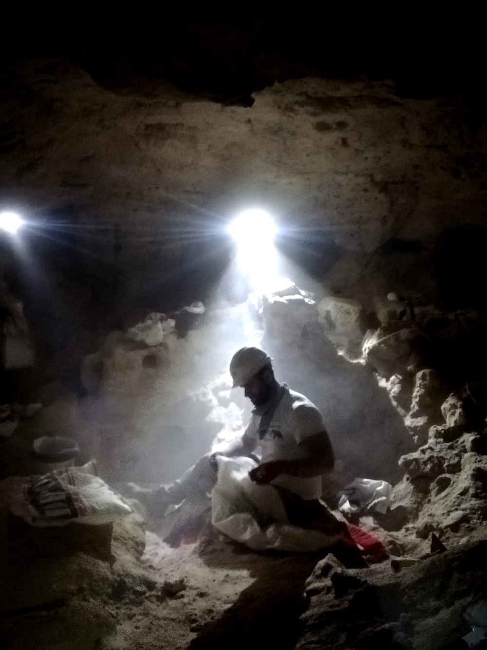 Evidencias de presencia humana en la Cueva de los Toriles